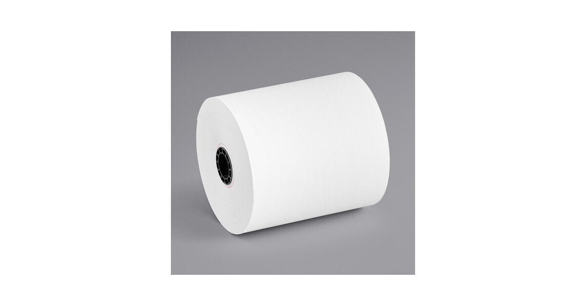 12 Roll Case Of Clover 3" X 165' Bond Receipt Paper + 1 Star RC700BR Ink Ribbon For Star SP700 Printer