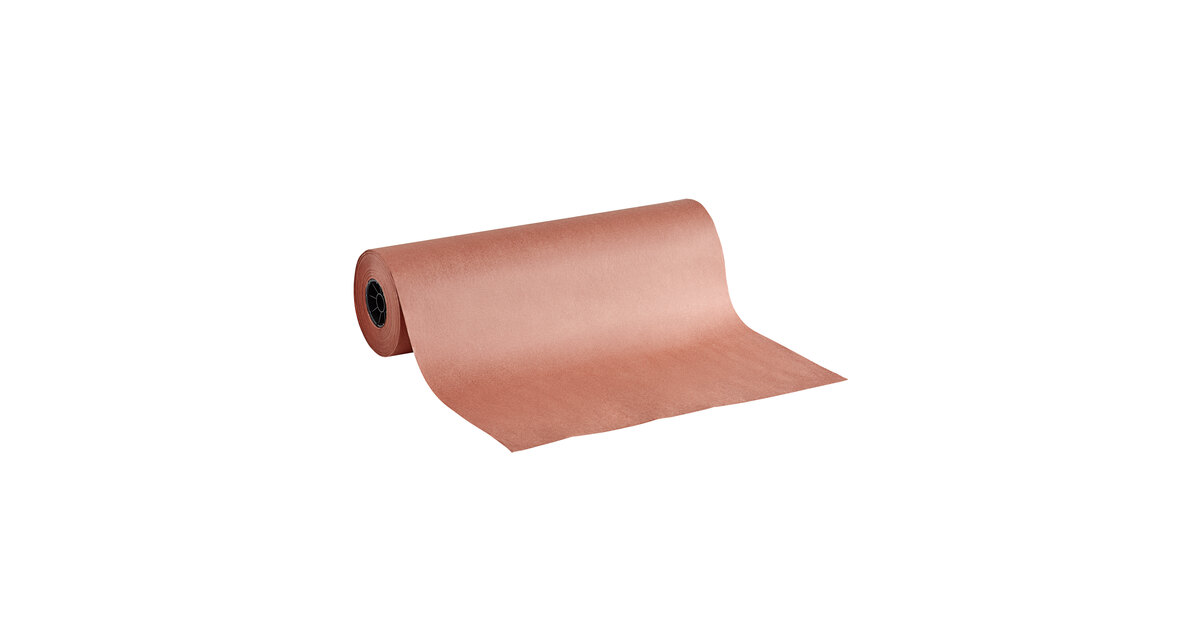 Lavex 15 x 700' 40# Pink / Peach Void Fill Packing Paper Roll