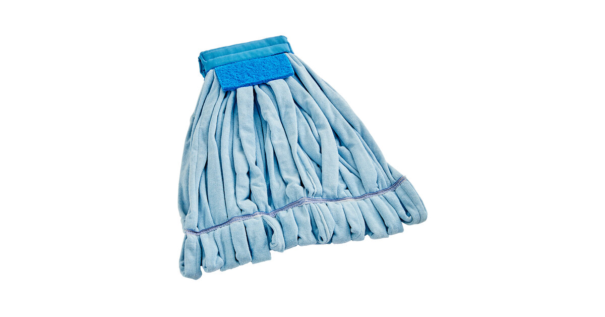 Lavex Wet Mop Kit with 32 oz. Natural Cotton Looped End Wet Mop and 60 Jaw