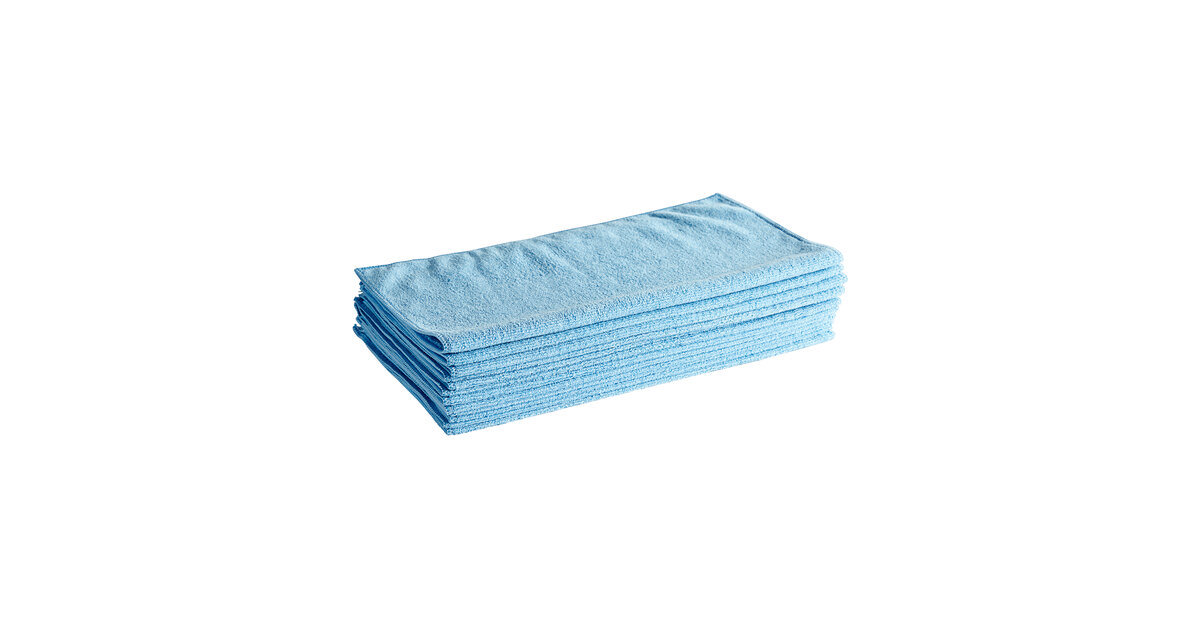 DI Microfiber All Purpose Towel Blue - 16 x 16 - Detailed Image