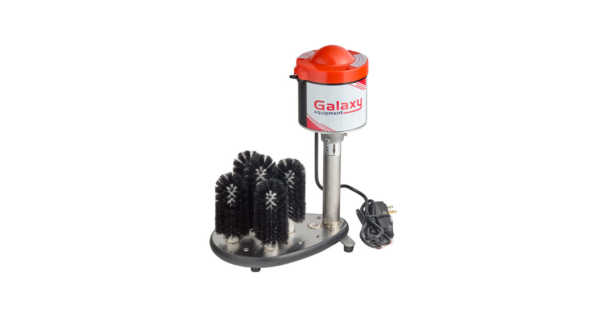 Galaxy Upright Five Brush Electric Glass Washer - 120V