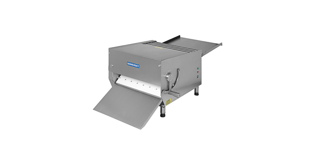 Somerset CDR-500F Electric Countertop Dough & Fondant Sheeter with Tra