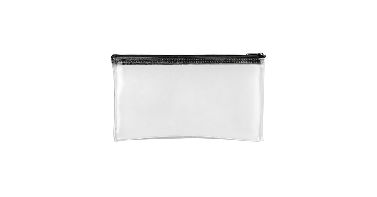 500 Wholesale Clear Vinyl Zippered Pouch - at 