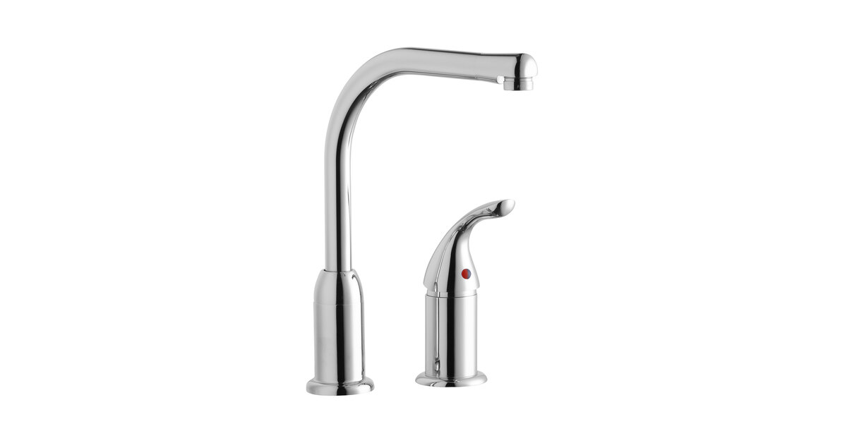 Zurn Elkay LK3000CR Everyday Deck Mount Chrome Kitchen Faucet with 
