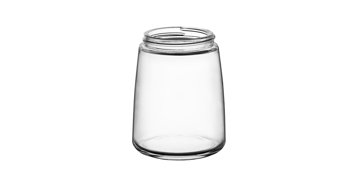 Vollrath 930J Traex® Dripcut® 12 oz. Glass Syrup Server / Sugar
