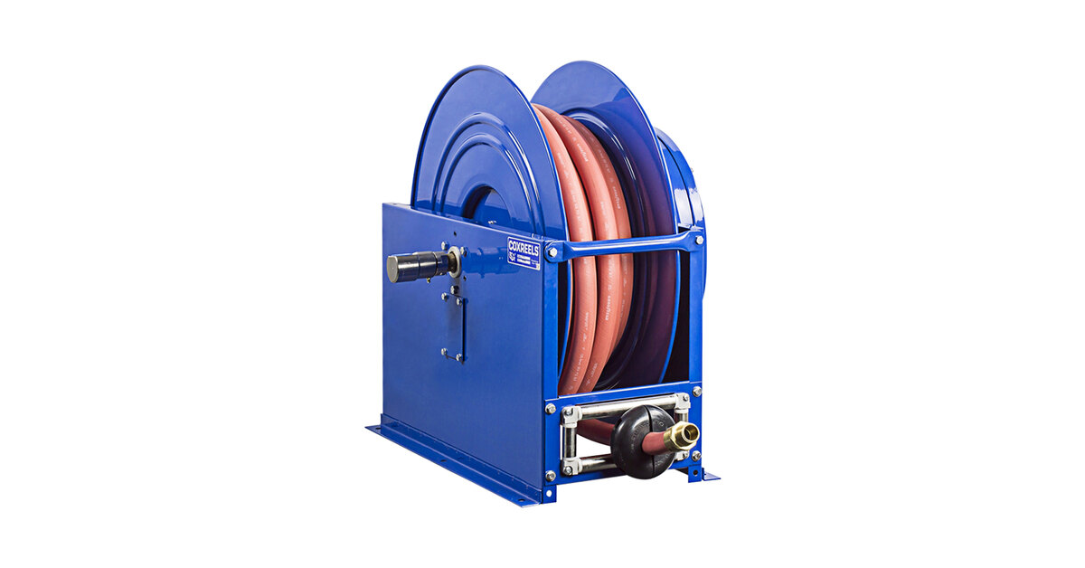 Coxreels SMP-5100 Spring Rewind Fuel and Water Hose Reel with (1