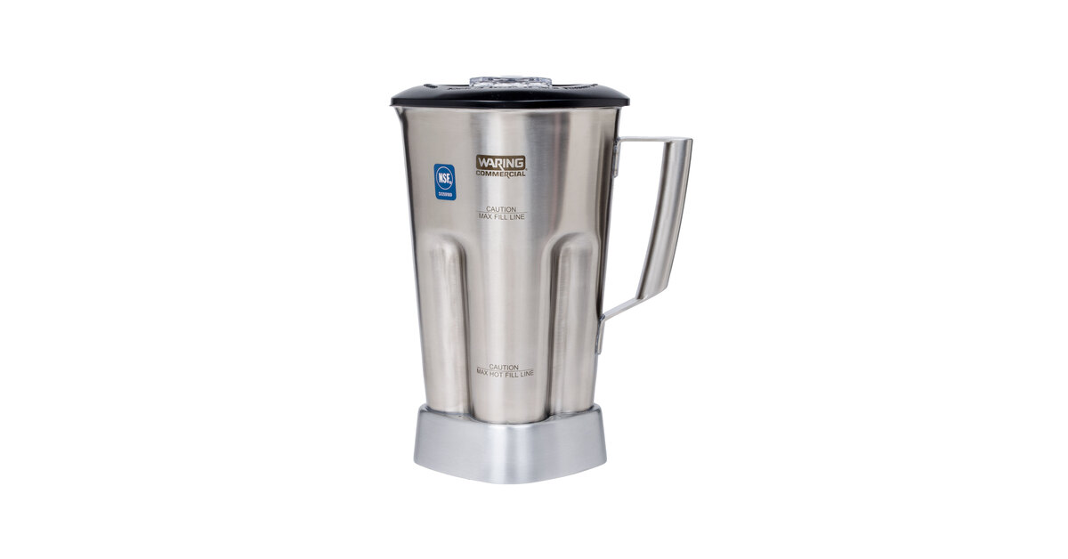Waring CAC90 64 oz. Stainless Steel Container with Blade and Lid