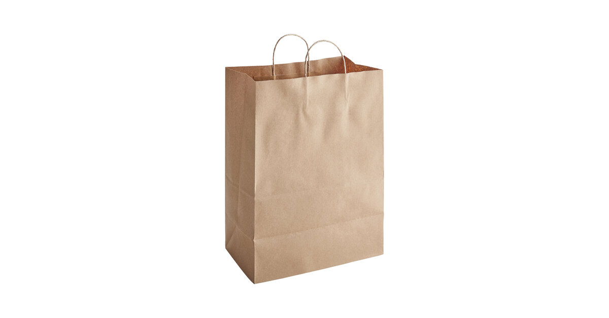 Details about   Kraft Paper Gift Bags Bulk with Handles 13 X 7 X 17. 