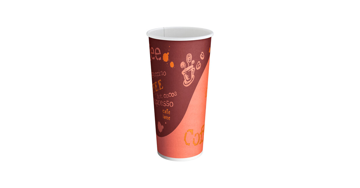 4 oz. Small Paper Coffee Cups, 50 Pack - WebstaurantStore