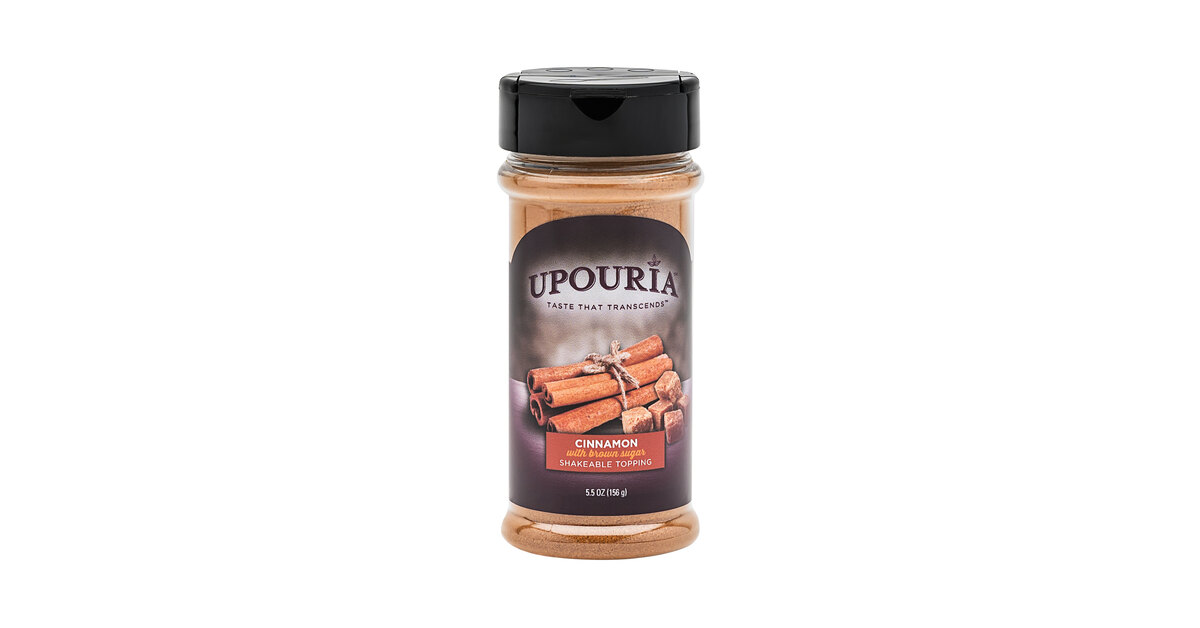 UPOURIA® Cinnamon and Brown Sugar Shakeable Coffee Topping 5.5 oz.