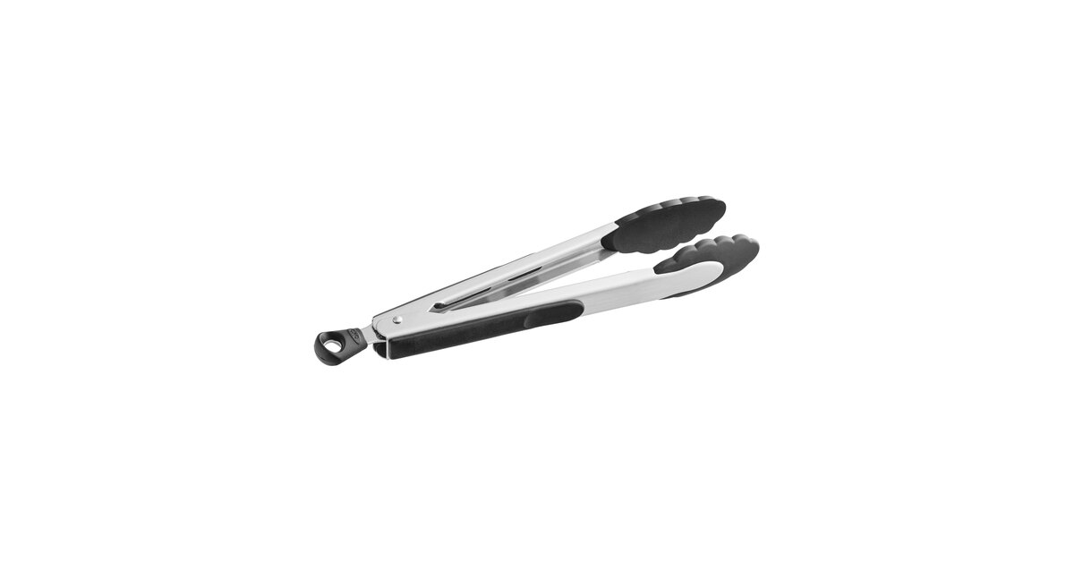 OXO Good Grips 9 In. Stainless Steel Tongs with Nylon Heads - Dazey's Supply