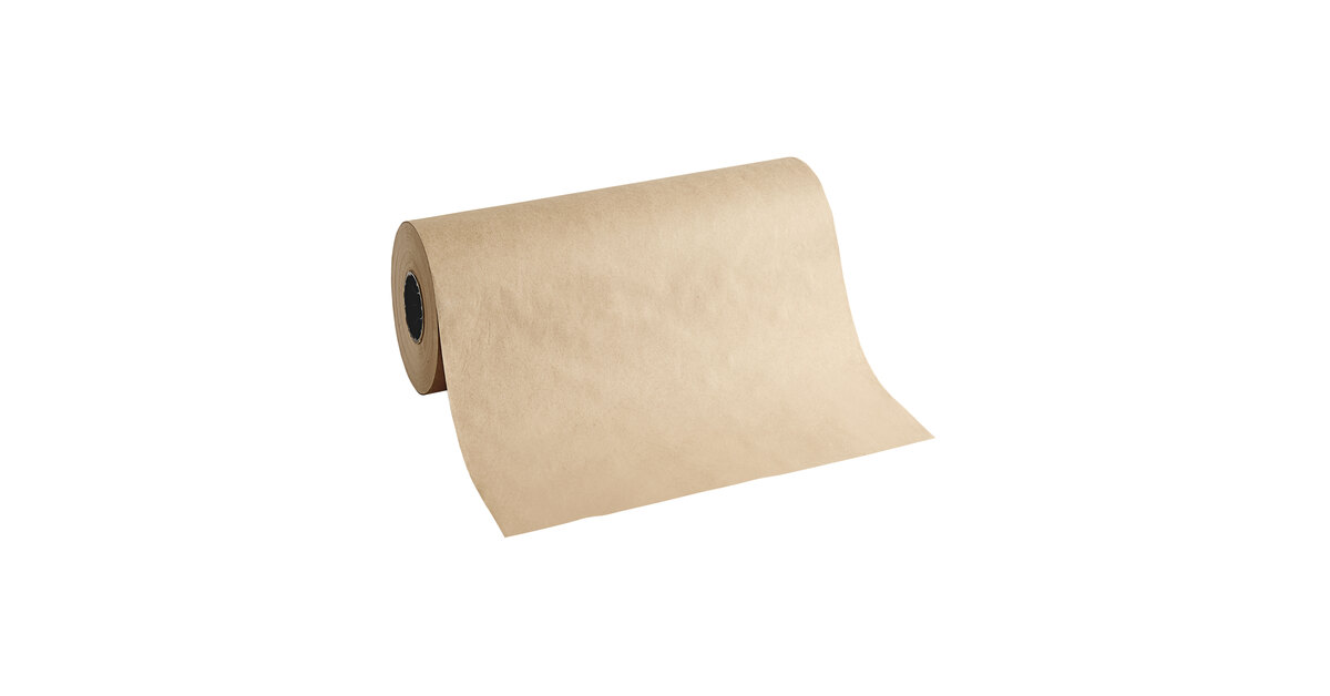 15" wide x 900' long 40 lb Rolled Brown Kraft Paper Shipping Void Crafting Fill 