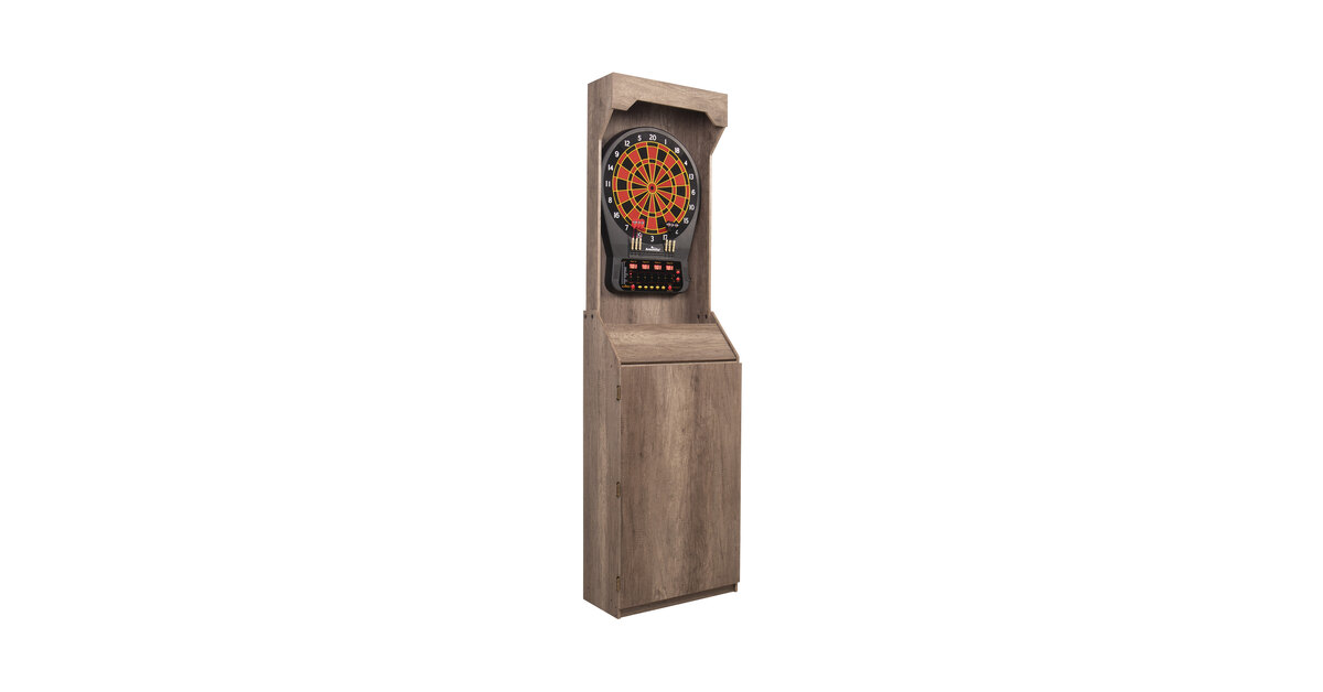 Arachnid Arcade Style Rustic Cabinet with CricketPro 650 Dart Game