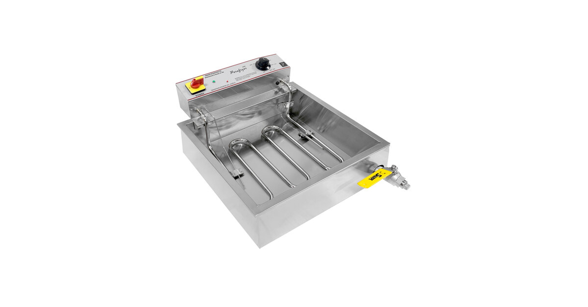 Paragon 9135 ParaFryer 25 lb. Shallow Pan Manual Funnel Cake Fryer