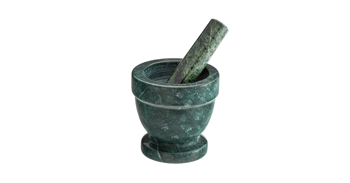 Green Marble Mortar and Pestle - Sheffield Spice & Tea Co