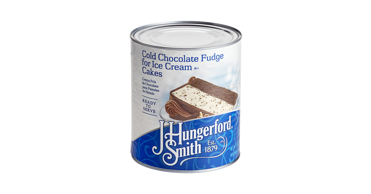 J. Hungerford Smith Cold Fudge for Ice Cream Desserts #10 Can