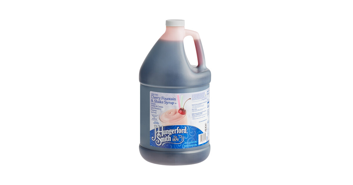 J. Hungerford Smith Cherry Fountain & Milkshake Syrup 1 Gallon - 4