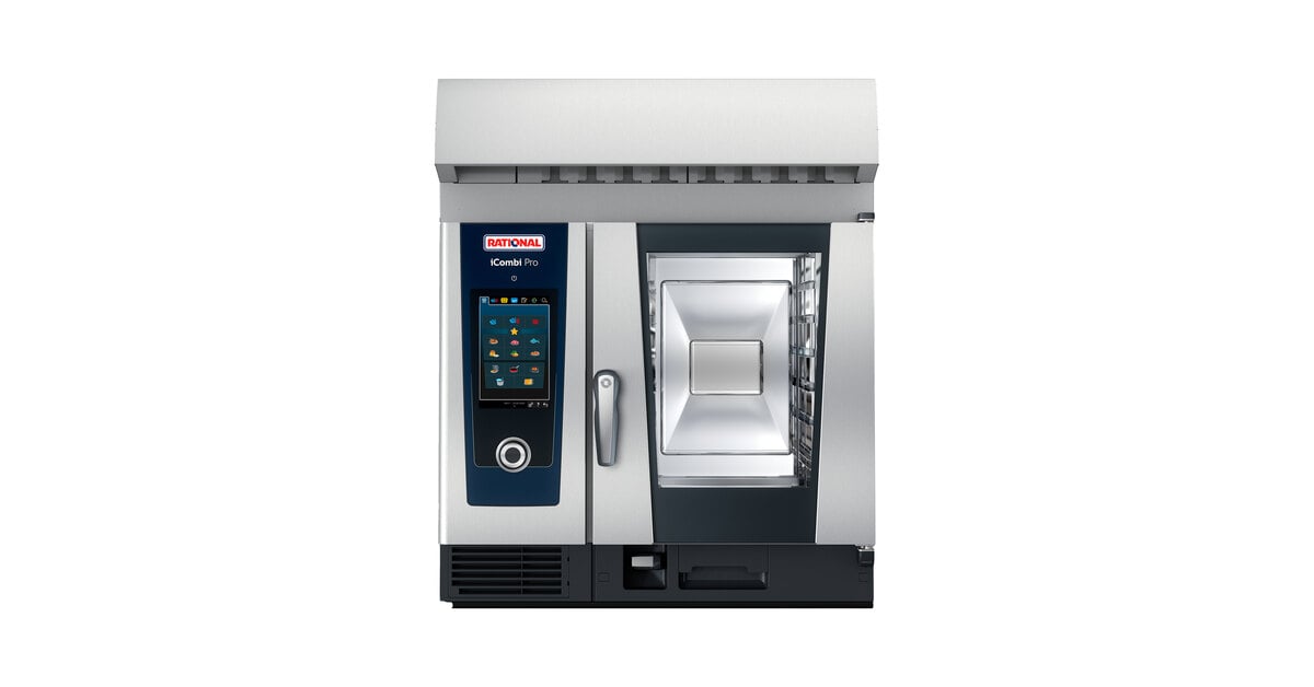 Rational iCombi Pro 6 Pan Half-Size Electric Combi Oven with Stand