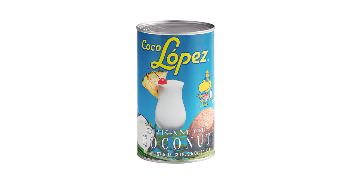 Coco Lopez Cream of Coconut 57 oz. - 12/Case