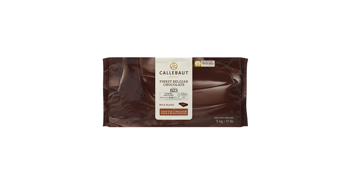 Callebaut Milk Chocolate Block (Bulk: 11 lbs.)