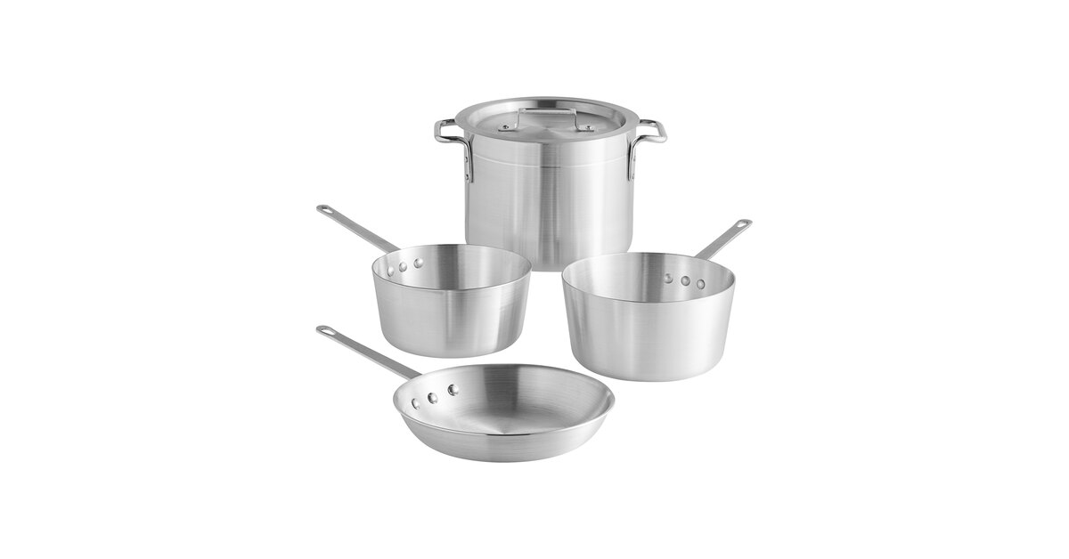 White Aluminum Kitchen Pots and Pans Set – Kitchen Best Helpers Sunny Blues  Inc 1811 Rees St, Ste C Num 104, Breaux Bridge, LA 70517 USA