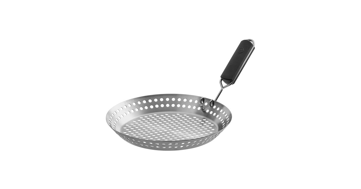 Outset Stainless Steel 12 Grill Skillet With Soft-grip Handle : Target