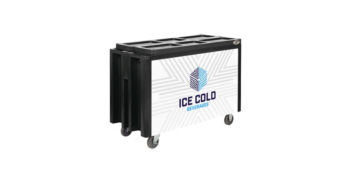 IRP Black Arctic 3501536 Mobile 288 Qt. Cooler with Casters