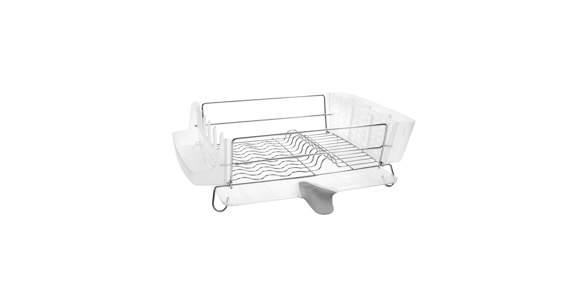 OXO Good Grips Folding Stainless-Steel Dish Rack - The Hungry Pinner