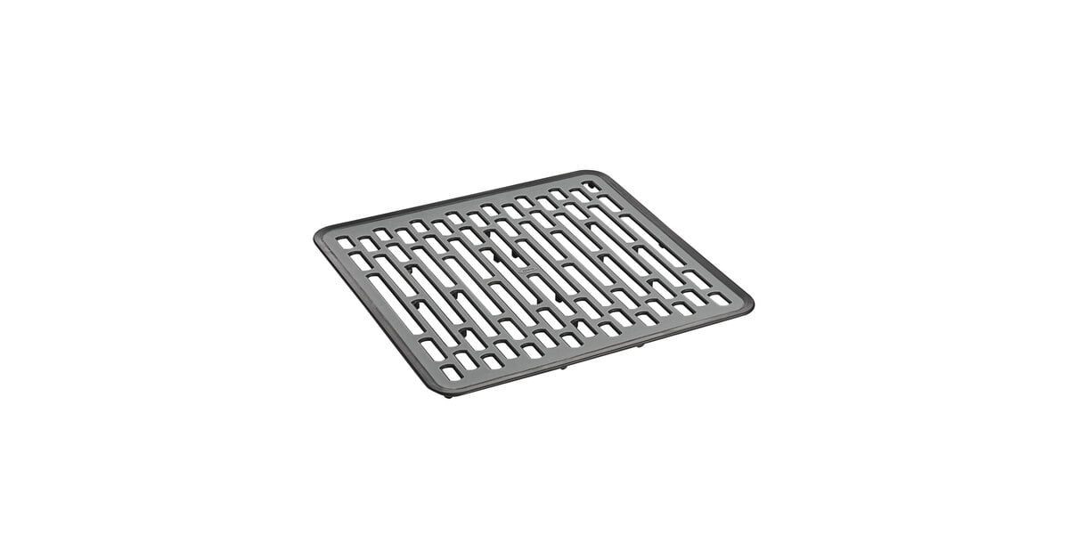 Kitchen Details Plastic Sink Mat – 12'' X 11'' X 0.4'' Sink Grid – Protects Dishes And Sink, Self-Draining, Fits Most Sinks (White Or Grey)