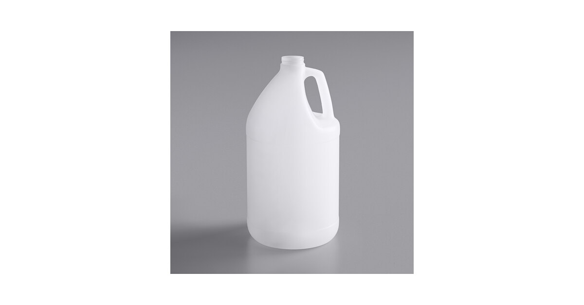 White 1 gallon / 128 oz plastic jug (HSP-ICG-W30-120)