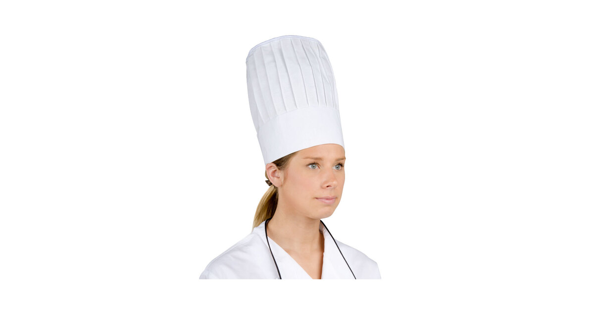 thumbnail image 2 of Chef Hat, Adjustable Elastic Kitchen Cooking Headgear(White), White 2 of 12