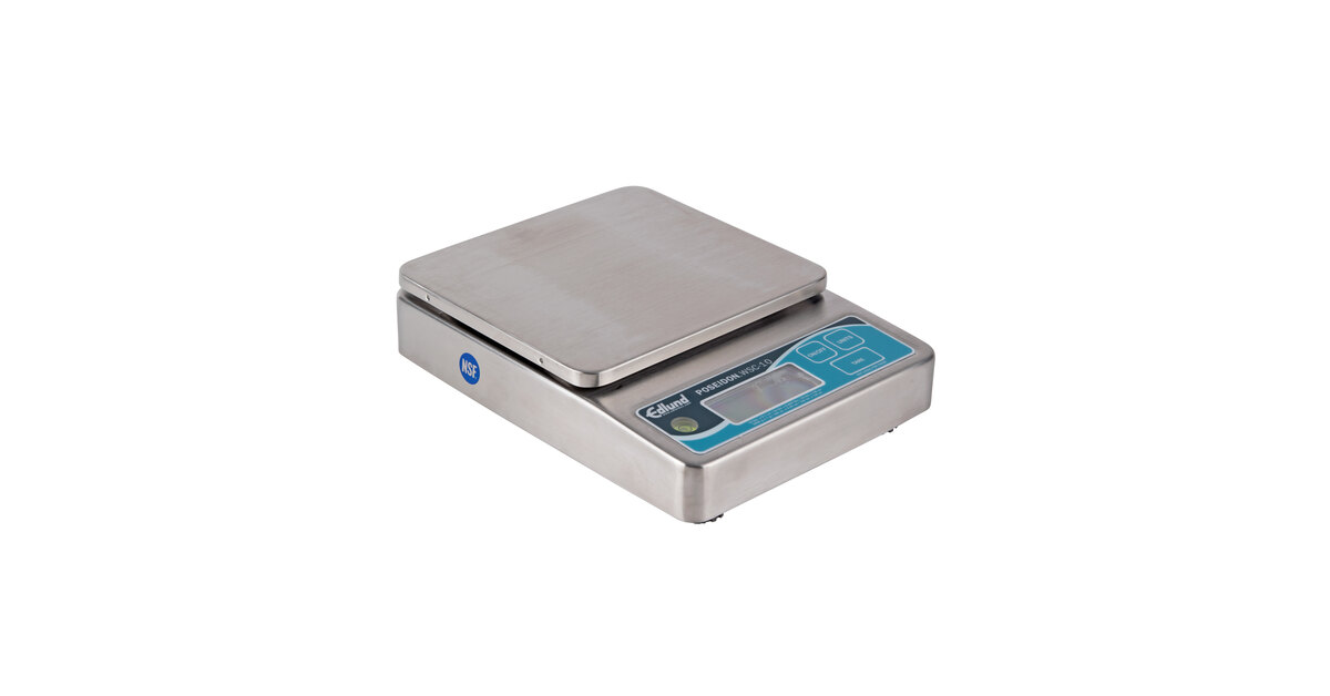 Edlund WSC Poseidon Waterproof Digital Portion Scale 10lb