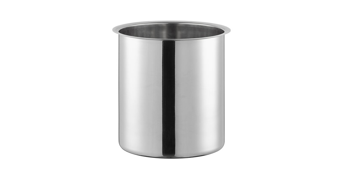 Stainless Bain Marie Pots Set 3 Sizes Stainless Steel Beakers Containers Pots 