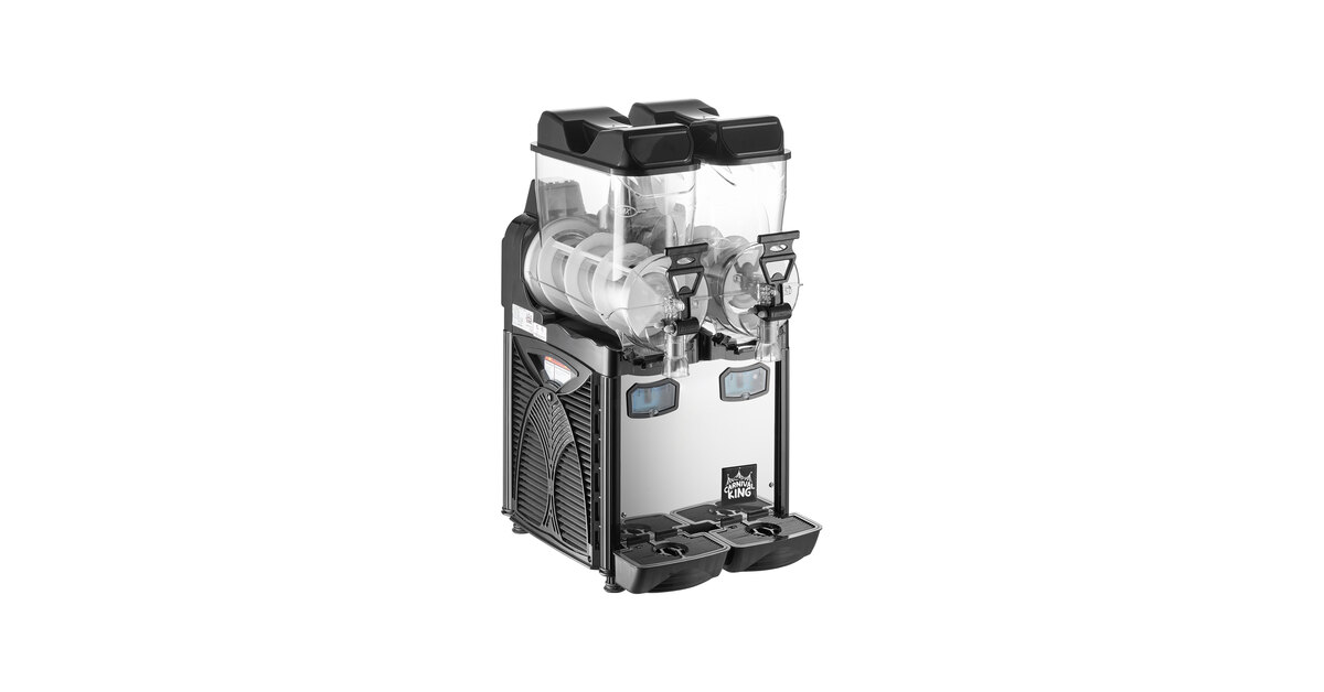 Carnival King Double 2.6 Gallon Pourover Granita / Slushy / Frozen