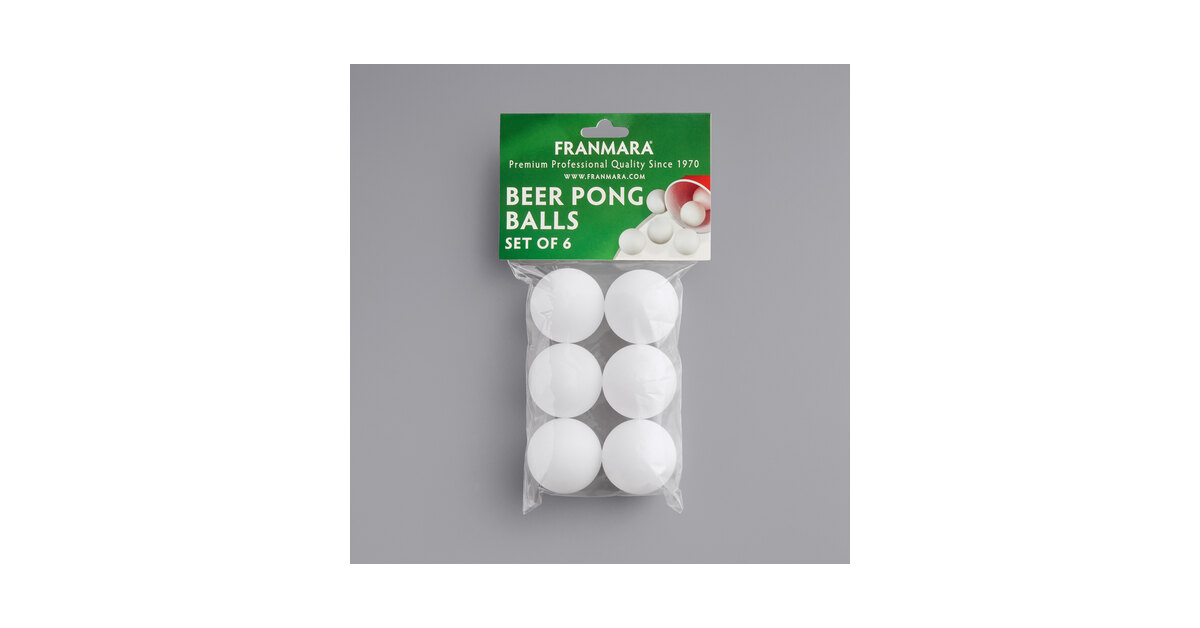 Fairly Odd Novelties - Mini balles Rondes 1,9 cm pour ping-Pong/Tennis de Table/bière-Pong (Lot de 100), Blanc, 19 mm Fairly Odd Novelties - Mini balles Rondes 1,9 cm pour ping-Pong/Tennis de Table/bière-Pong (Lot de 100), Blanc, 19 mm