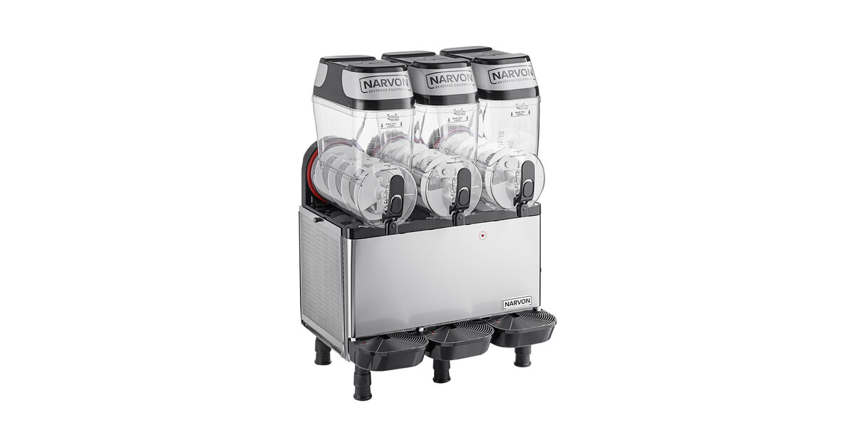 Narvon D5G-3 Triple 5 Gallon Bowl Refrigerated Beverage Dispenser - 120V,  UL - Ace Sign Supply