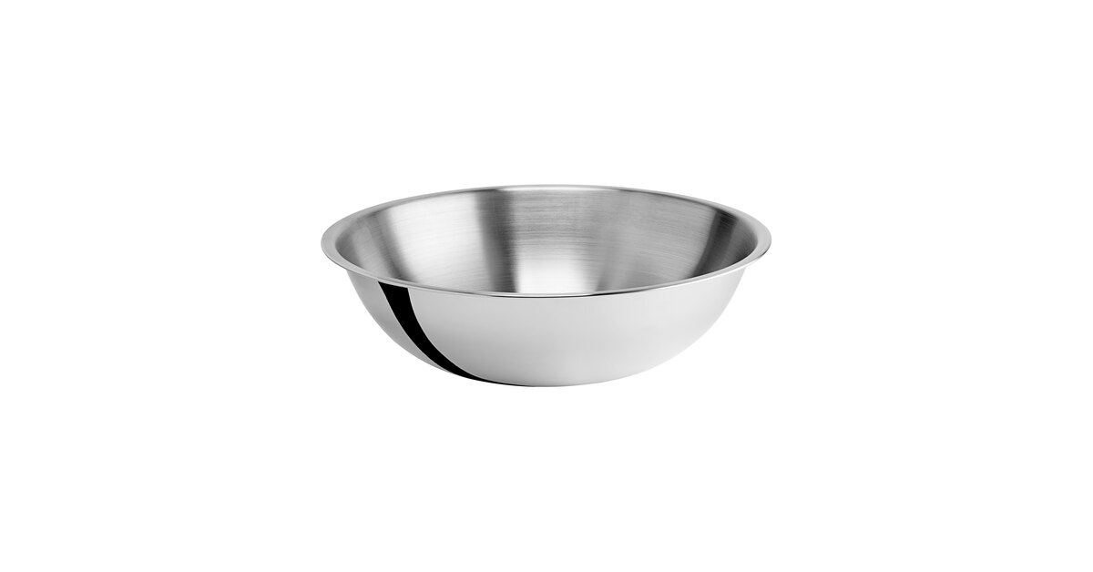 Choice 16 Qt. Standard Stainless Steel Mixing Bowl - Yahoo Shopping