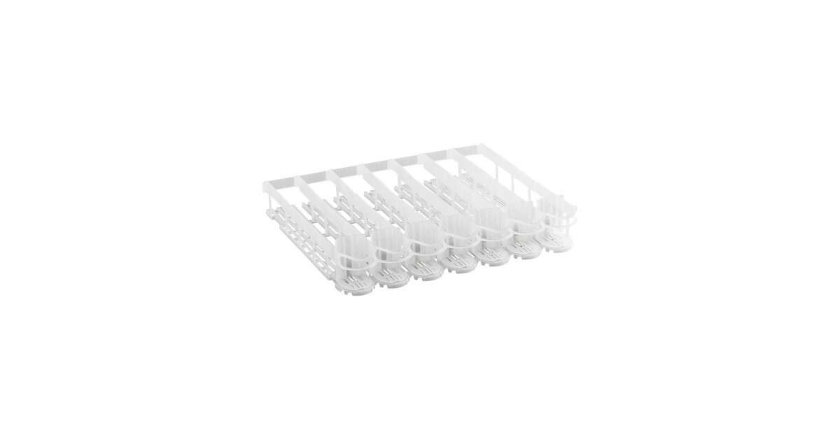 Avantco 178PSH7LN12 7 Lane Pusher Bottle Organizer for 12 - 16 oz