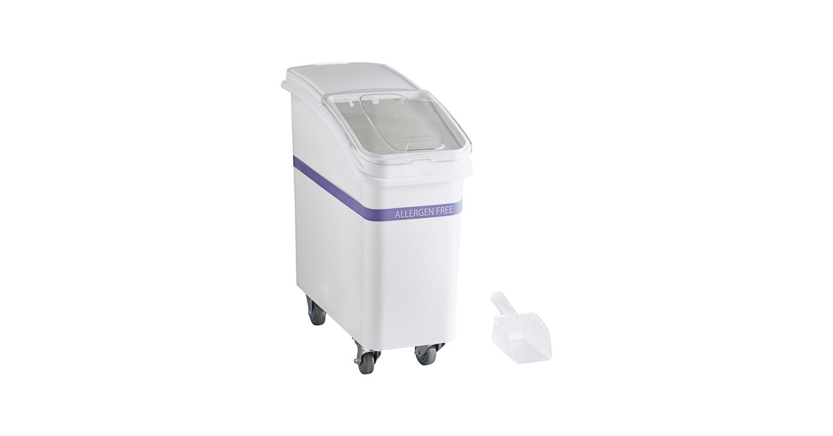 Baker's Lane 21 Gallon / 335 Cup Allergen-Free White Slant Top