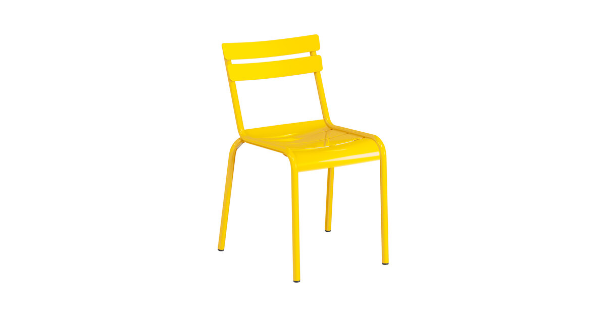Lancaster Table & Seating Yellow Powder Coated Aluminum Outdoor