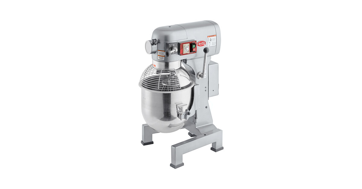 Avantco MX20H 20 Qt. Planetary Stand Mixer with Guard & Standard
