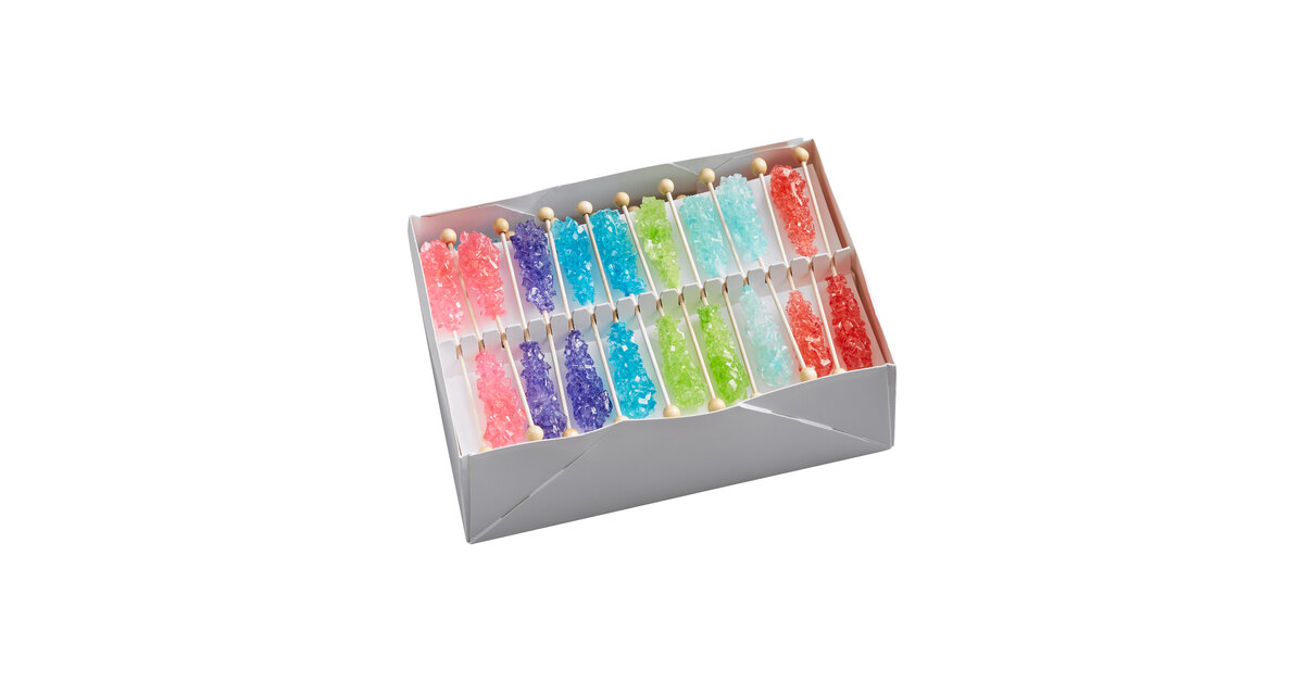 Roses Dryden and Palmer Assorted Unwrapped Rock Candy Swizzle