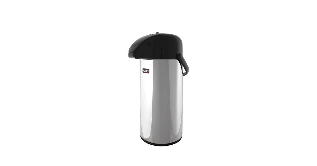Bunn Airpot (3 Liter, Stainless Steel) - WebstaurantStore