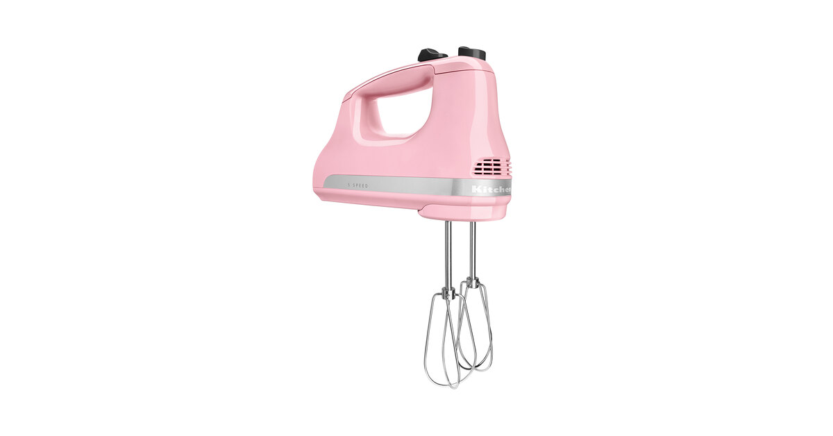 KitchenAid Ultra Power KHM512GU Guava Glaze 5-Speed Hand Mixer - 120V