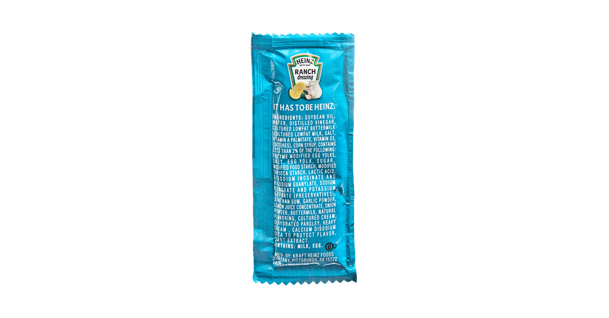 Heinz Ranch Dressing Packets Nutrition Facts Besto Blog