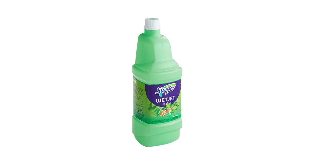 Swiffer® WetJet 84323 Multi-Surface Cleaner Solution Refill with Gain  Original Scent 1.25 Liter - 2/Pack