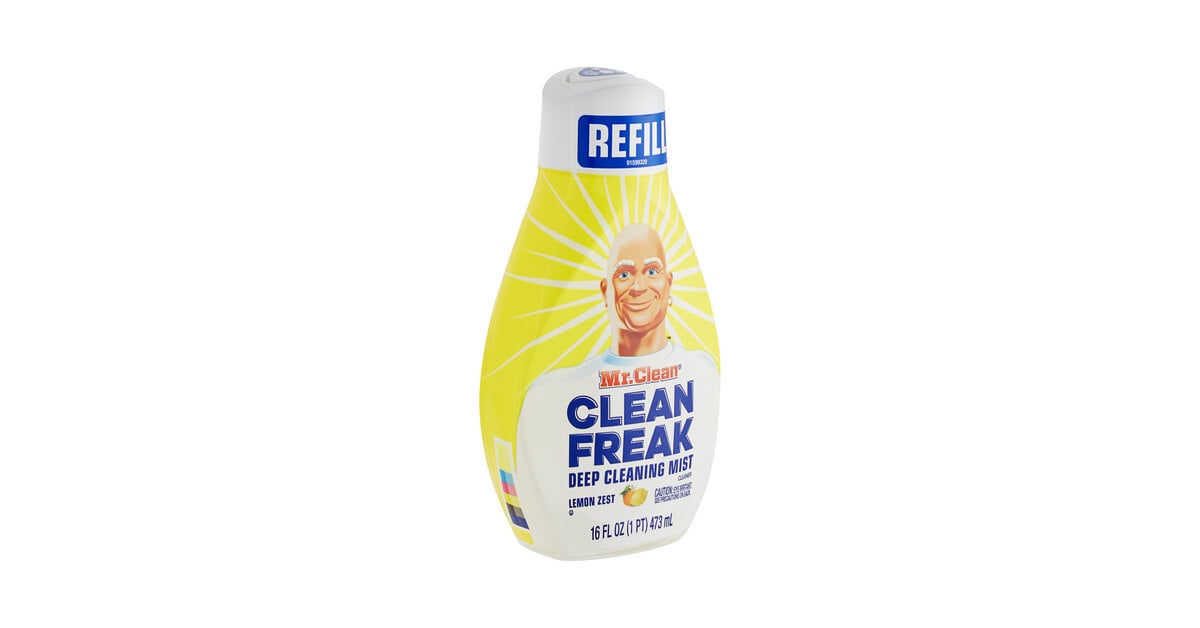 Pack of 2) Mr Clean Freak Deep Cleaning Mist Lemon Zest + Lavender 16oz  REFILL
