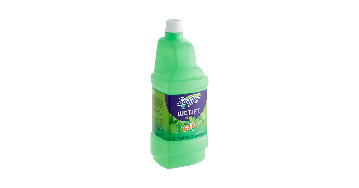 Swiffer® WetJet 77809 Multi-Surface Cleaner Solution Refill with Gain  Original Scent 1.25 Liter