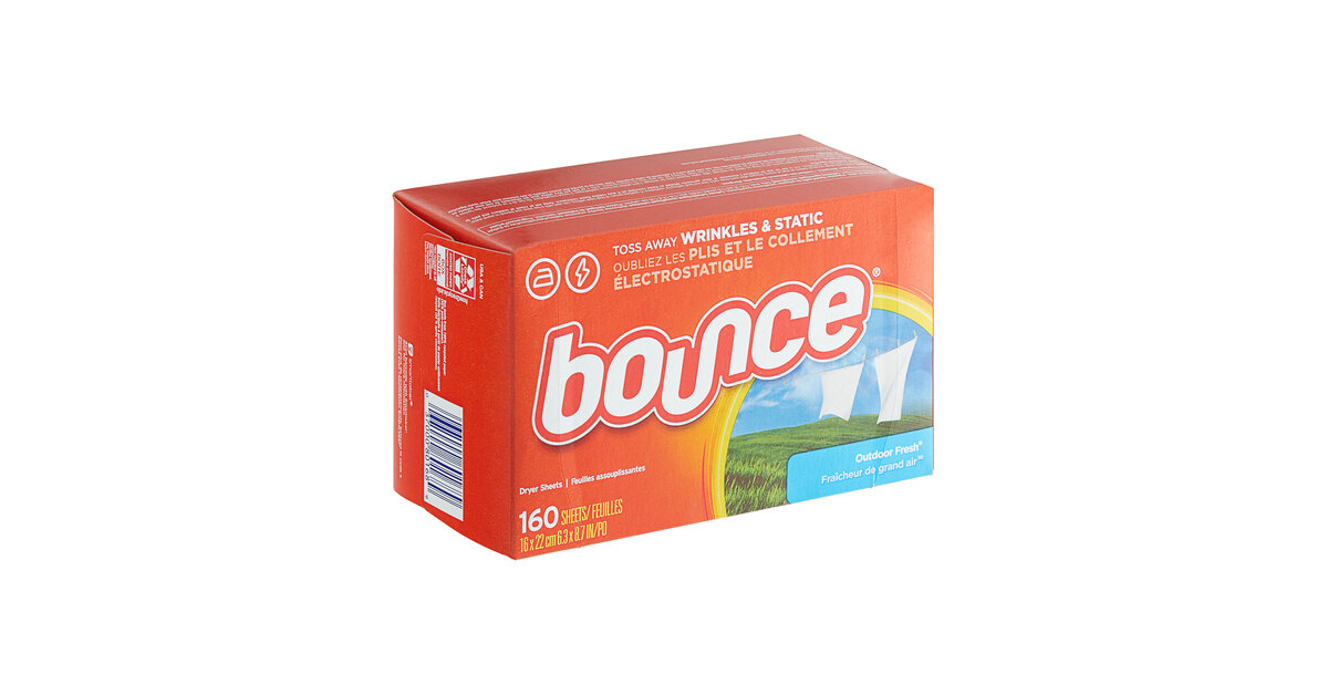 Bounce Outdoor Fresh Fabric Softener Dryer Sheets - 60ct