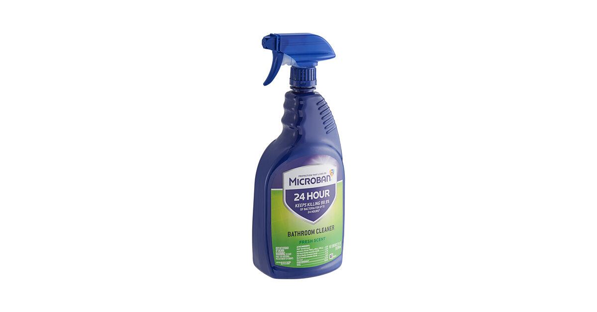 Microban 48621 Fresh Scented Bathroom Cleaner / Disinfectant Spray